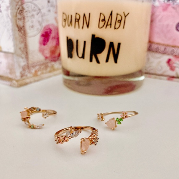SALE💫💞Rose Gold Pastel Tone Rings 💍 - Picture 3 of 6